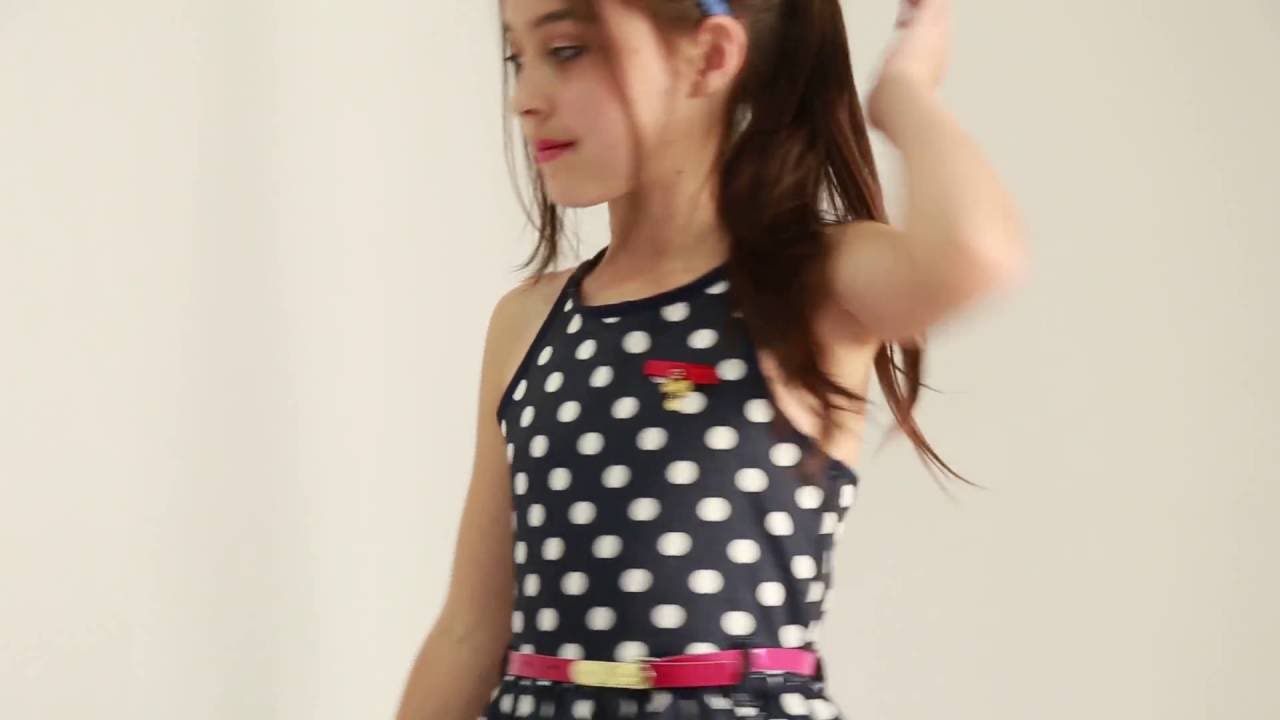 Vestido Infantil Diforini Moda Infanto Juvenil 010780 by Loja Lila Baby e Cia Moda Infantil