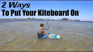 2 Ways To Put Your Kiteboard On