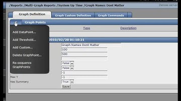Creating MultiGraph Reports with Zenoss