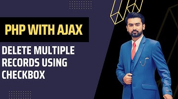 Delete Multiple Records using Checkbox with PHP & AJAX in Urdu / Hindi