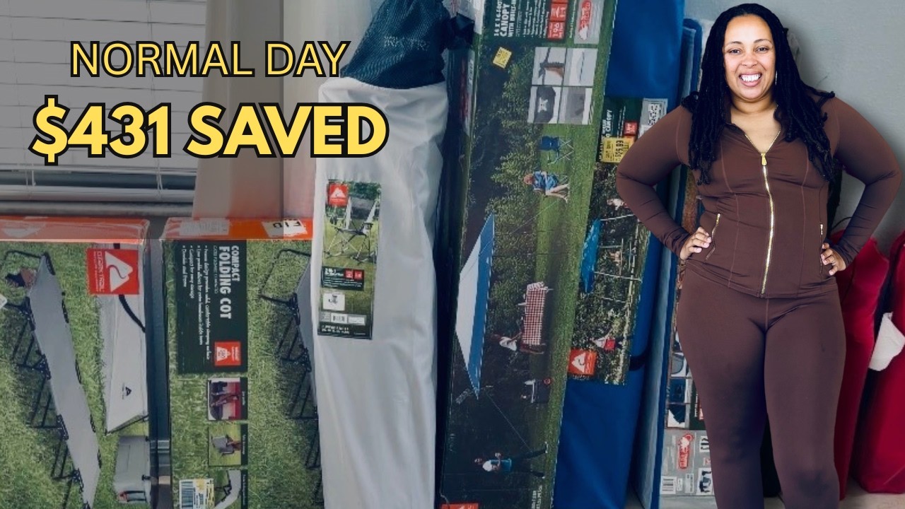 Неспешное утро превратилось в охоту за товарами со скидками в Walmart (сэкономили 431 доллар).