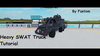 How to build a Heavy SWAT Truck in Plane Crazy ][ Roblox Plane Crazy Tutorials