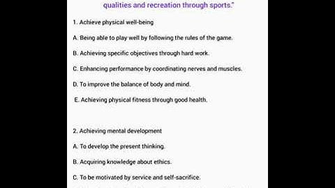 Class-9 Physical Education Assignment 2021| English version solution | 12th week assignment