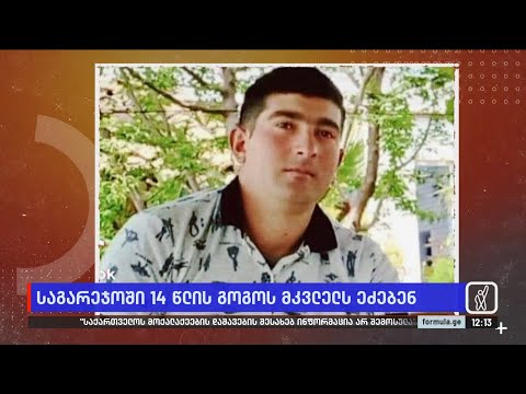 14 წლის ბავშვის მკვლელობაში ბრალდებულს ამ დრომდე ეძებენ