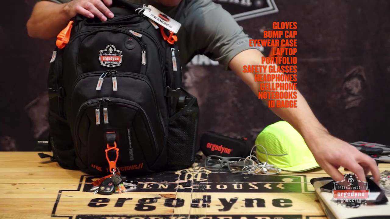 Ergodyne GB5144 Mobile Office Backpack Shop YouTube