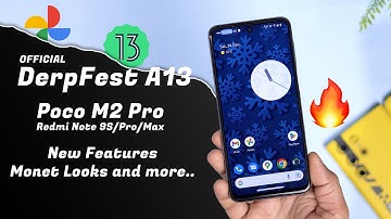 Official DerpFest Tango  A13 for Pooc M2 Pro, Redmi Note 9S, Pro, Max Review, New Ui, features ⚡⚡