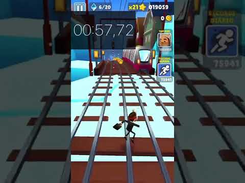 Speedrun subway surfers (No coin, no keys/hoverboards)