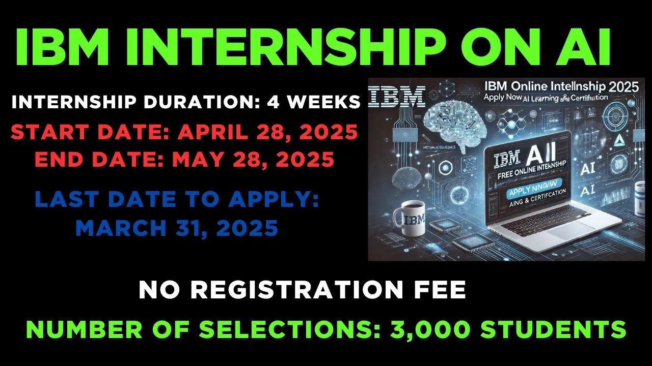 IBM AI INTERNSHIP 2025 Registration Process in Telugu - YouTube