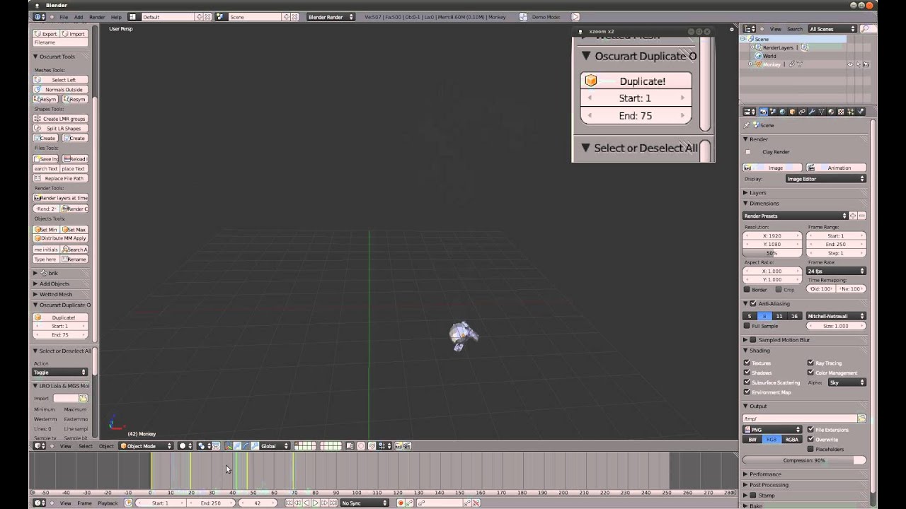 oscurart-blender-addon-duplicate-object-per-frame-youtube