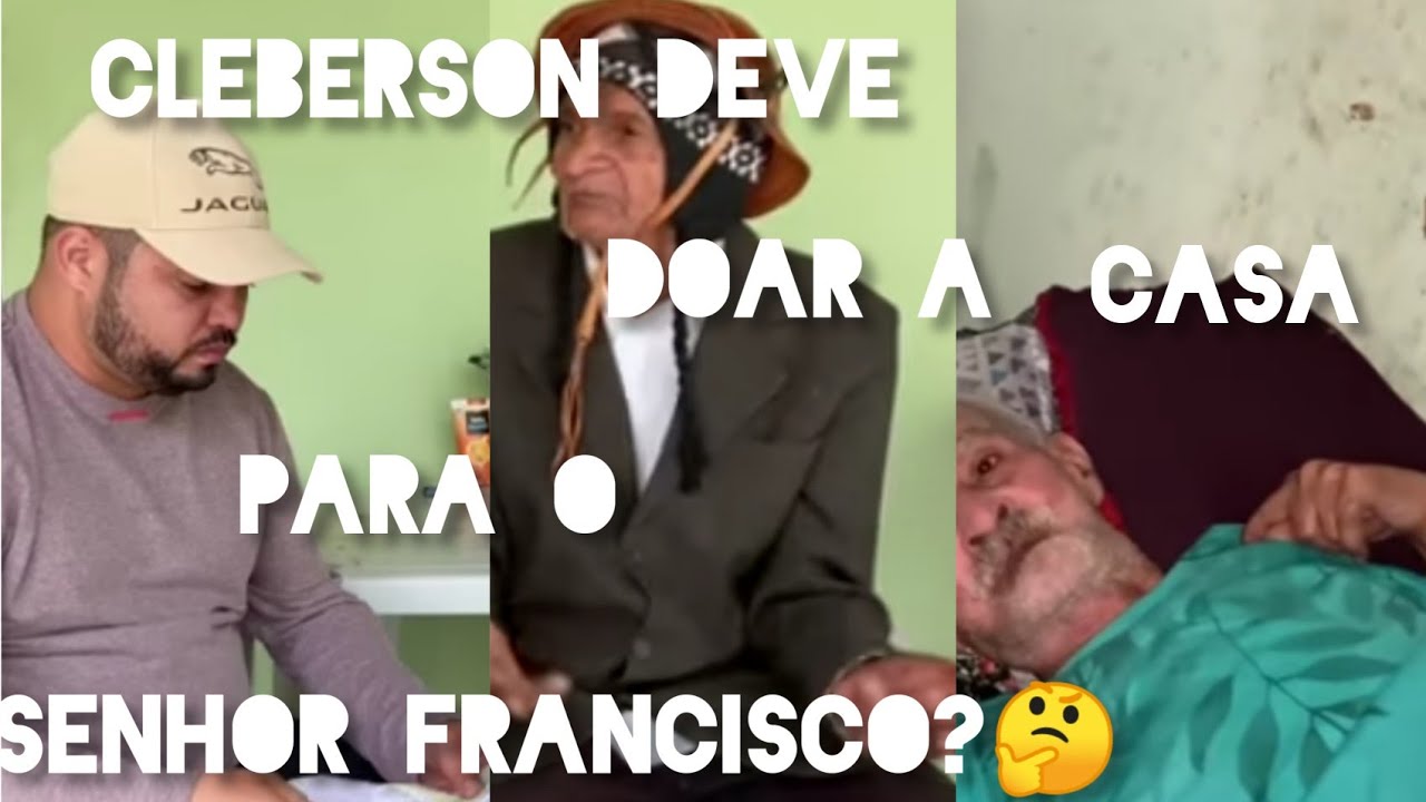 Atenção @CanalReformaAqui Cleberson Deve Doar A 🏡 do Senhor Pedro?🤔😱🙏 ...