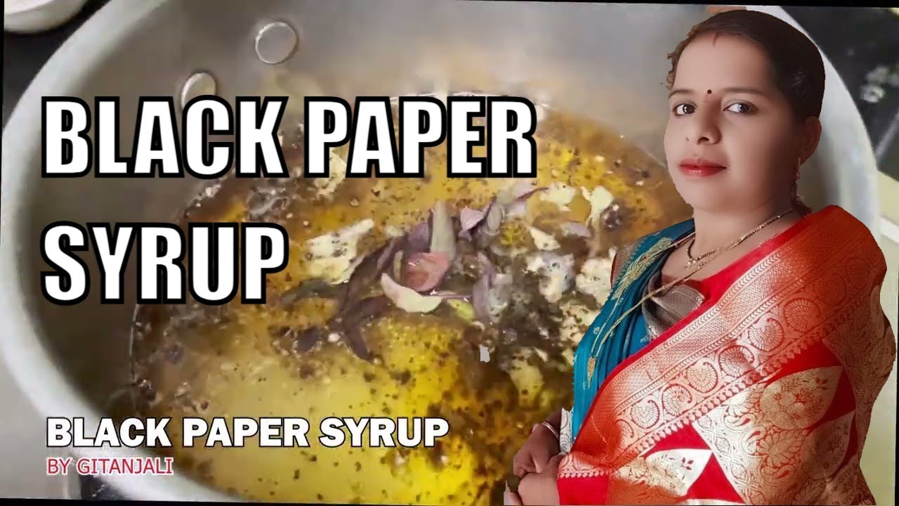"Add Some Heat to Your Drinks Black Pepper Syrup Recipe" YouTube