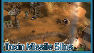 C&C GENERALS USA ZERO HOUR - #5 - TOXIN MISSILE SILOS