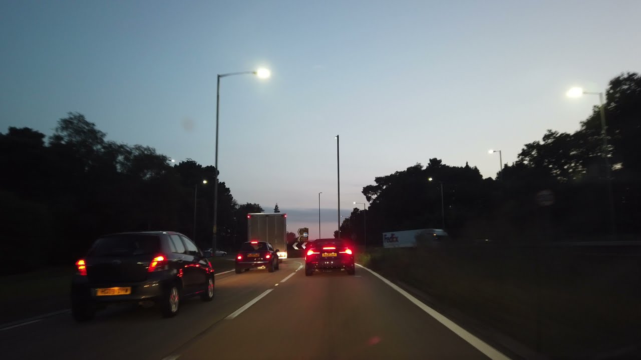 England: Motorway Road Trip At Sunset P3 (M25) - Virtual Drive #9 (4K)