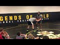 Jordan Burroughs Level Change Pull Single Leg at Legends of Gold