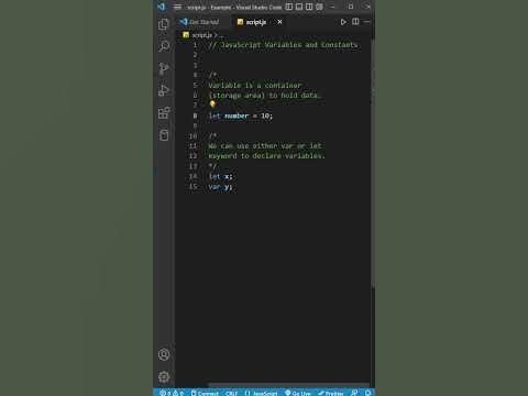 JavaScript Variables and Constants Part 1 | JavaScript Tutorial for ...