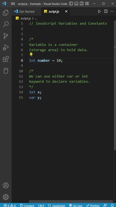 JavaScript Variables and Constants Part 1 | JavaScript Tutorial for ...