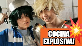 Deku y Kacchan cocinan ramen - BNHA Cosplay