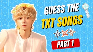ARE YOU A REAL MOA? | KPOP GAME | GUESS THE TXT SONGS PT. 1