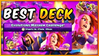 BEST DECK for EVOLUTIONS MAYHEM CHALLENGE!