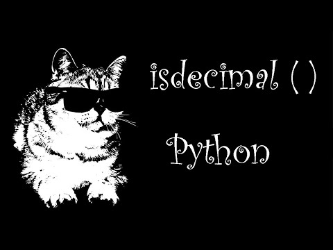isdecimal method