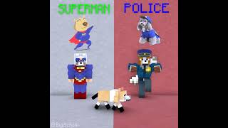 Do You Like The Dog With Superman Version Or The Police Version More? 🤔️