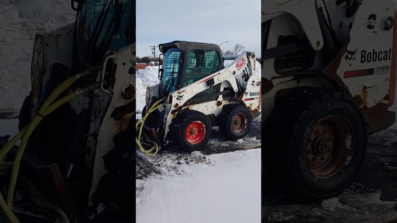 BOBCAT S650 Skid steer w/ snow bucket 