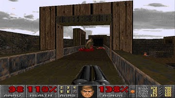 Final Doom: The Plutonia Experiment (Ultra-Violence) - Map 7: Caughtyard