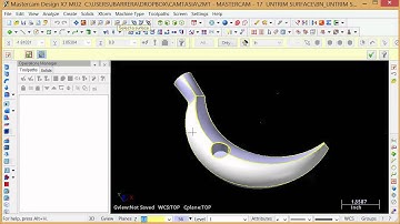 Mastercam Un-trim Surface - Cimquest 2 Minute Tuesday