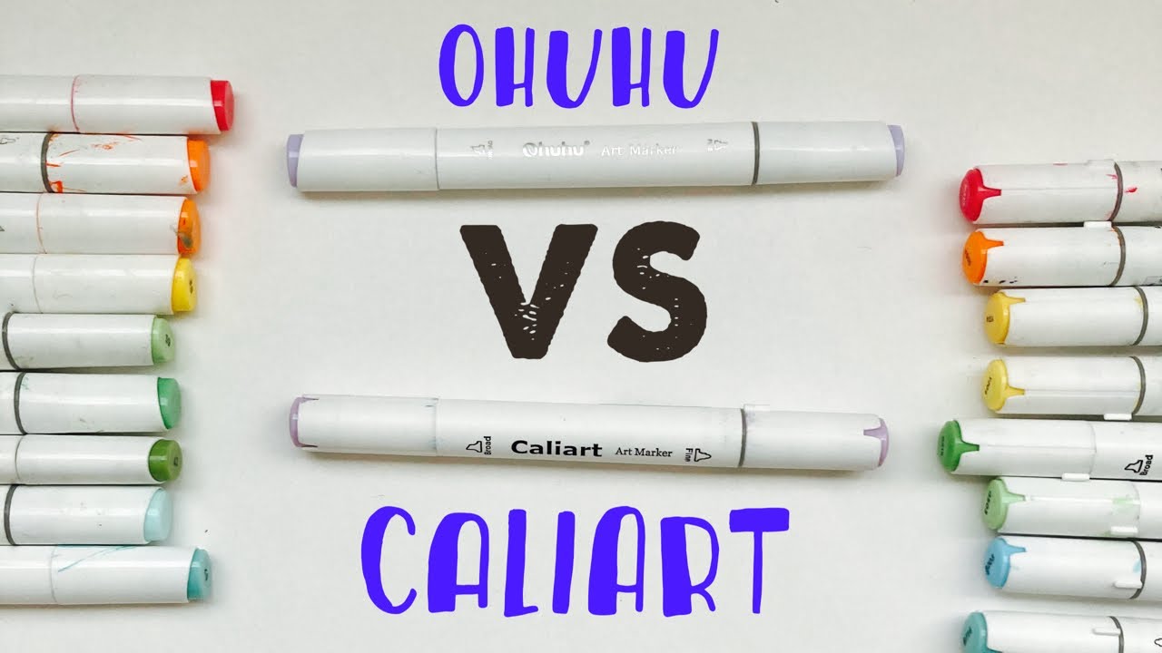 Ohuhu Markers and Caliart Markers Review 
