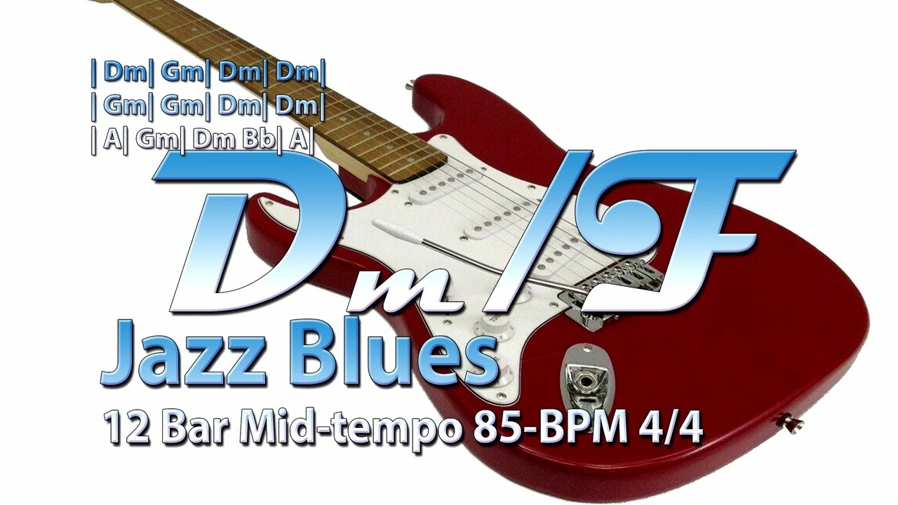 Jazz Blues Mid tempo in Dminor / Fmajor Pentatonic 85