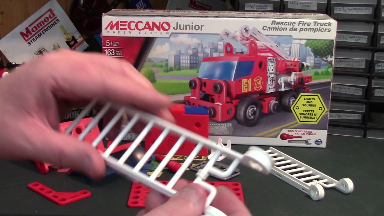 Camion de pompier Meccano junior - Meccano