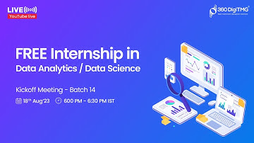 Free Data Analytics / Data Science Internship | Batch 14 | 360DigiTMG