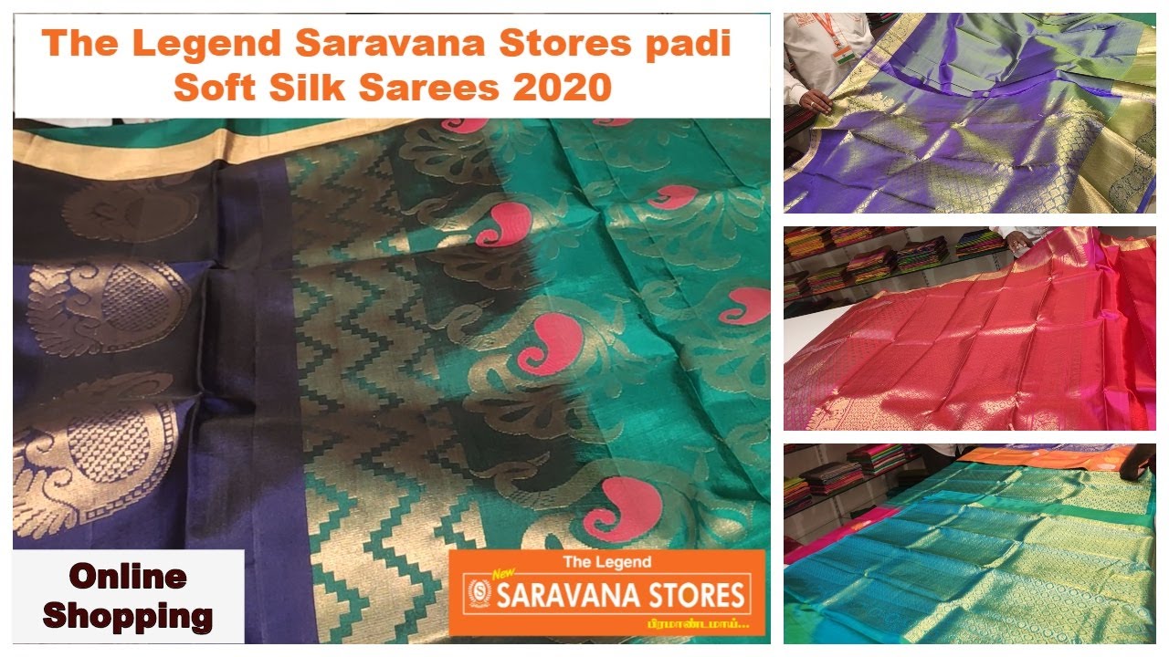 soft silk sarees collections with price 2020 Padi saravana stores