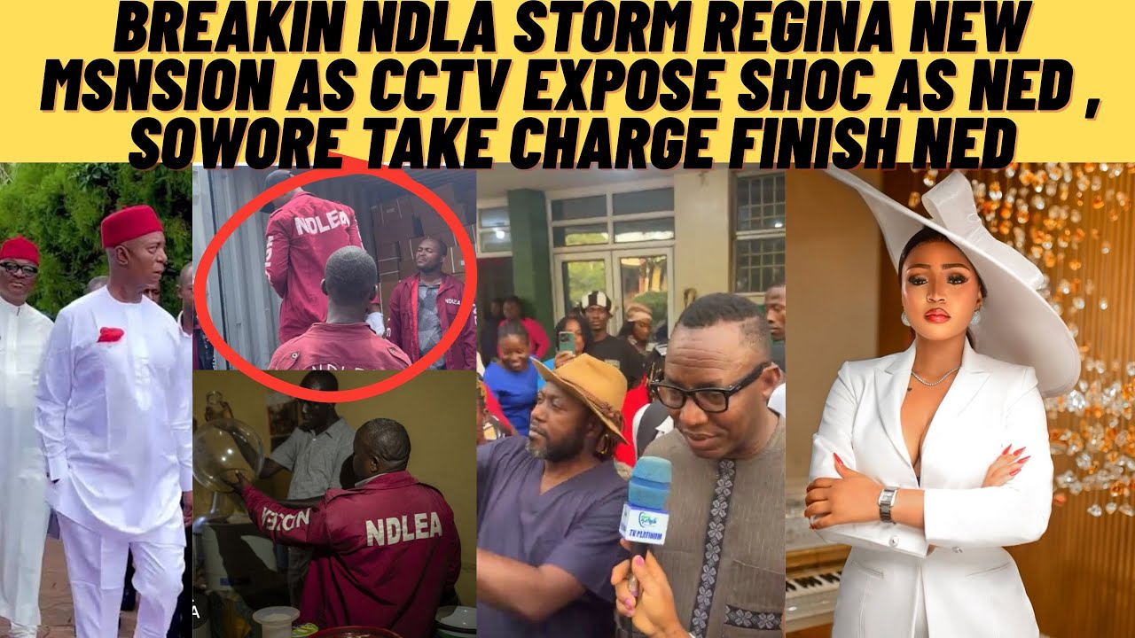 Regina house on fire ‼️ned arrive with NDLA as cctv camera bad evidence, as sowore shock ned omo‼️