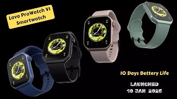 Lava ProWatch V1 Smartwatch launched with Amoled Display & Price Rs 2399 only #new #smartwatch #lava