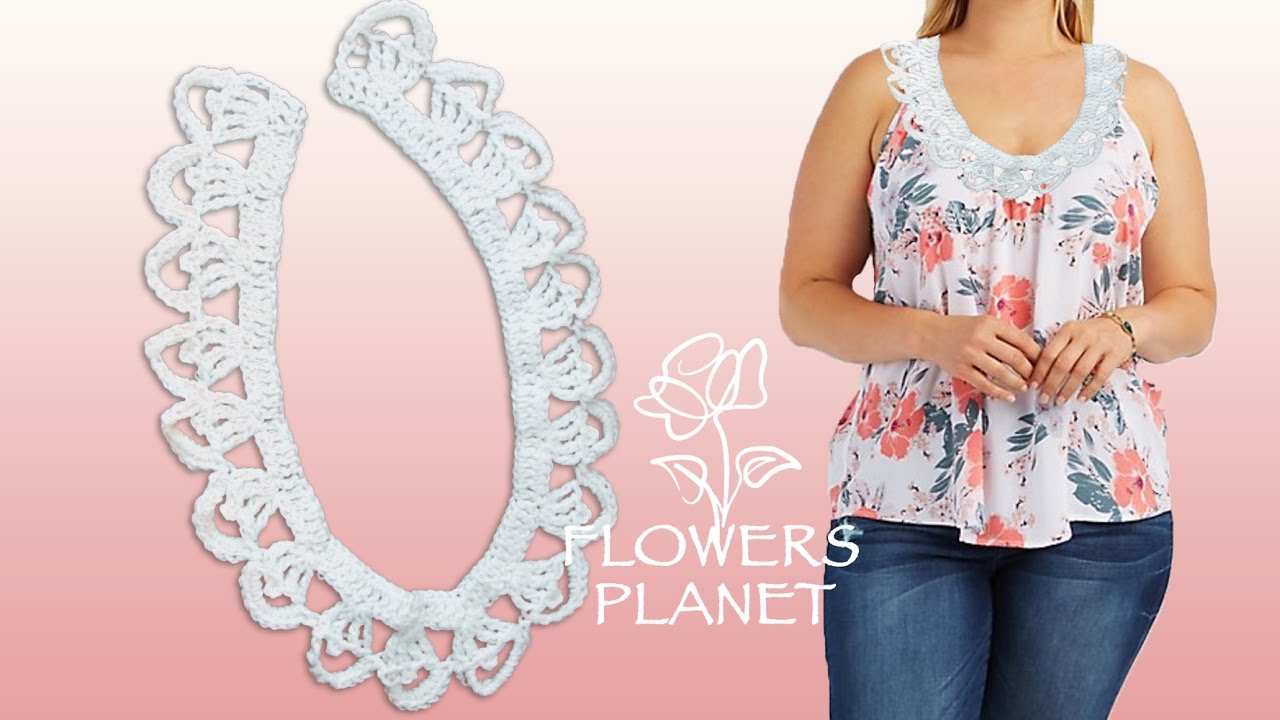 طريقة كروشيه صدر قميص | دشداشة | جلابية بسيط جدا للمبتدئات | كوكب الورود Flower Planet