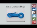 Coiling rope  how to coil rope unattached