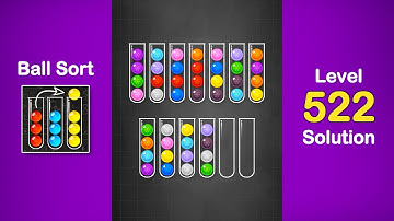 Ball Sort Puzzle Solution Level 522