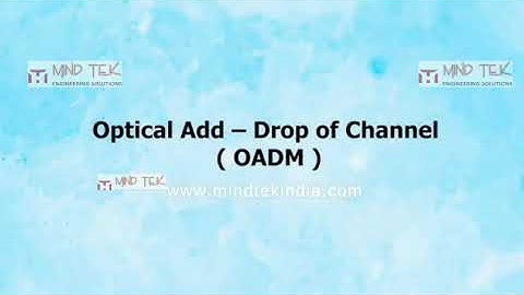 Coarse Wavelength Division Multiplexing and Add- Drop De multiplexing Training System