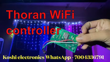 Pixel led  WiFi  Thoran controller