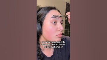 😀 #youtubeshorts #eyebrows #fypviralシ #fail #shaving #grwm #brows #beauty #yt #creator #vlog #help