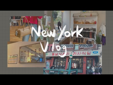 뉴욕브이로그/brooklyn hidden gem, vintage shop, KISA 뉴욕기사식당 오픈런