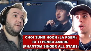 Choi Sung Hoon (LA POEM) - Io Ti Penso Amore (Phantom Singer All Stars) | TEACHER PAUL REACTS