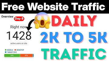 Free Website Traffic 2025 | Organic Traffic From Google