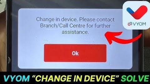📲 Vyom App Device Change Problem Fix | Login Not Working Solution | Mobile Banking Error 2025
