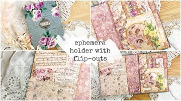 Craft With Me: EPHEMERA HOLDER With Flip-Outs and Pockets