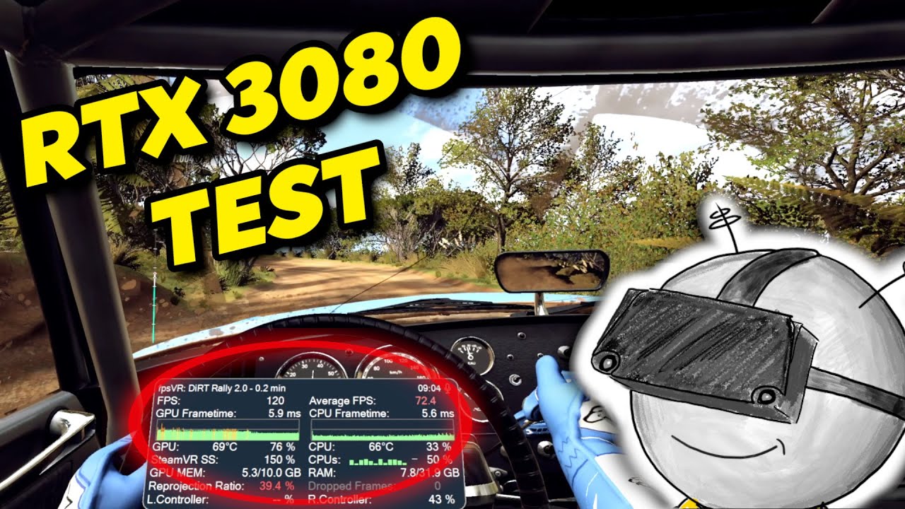 Dirt Rally 2.0 VR // RTX 3080 Performance // Valve Gameplay YouTube