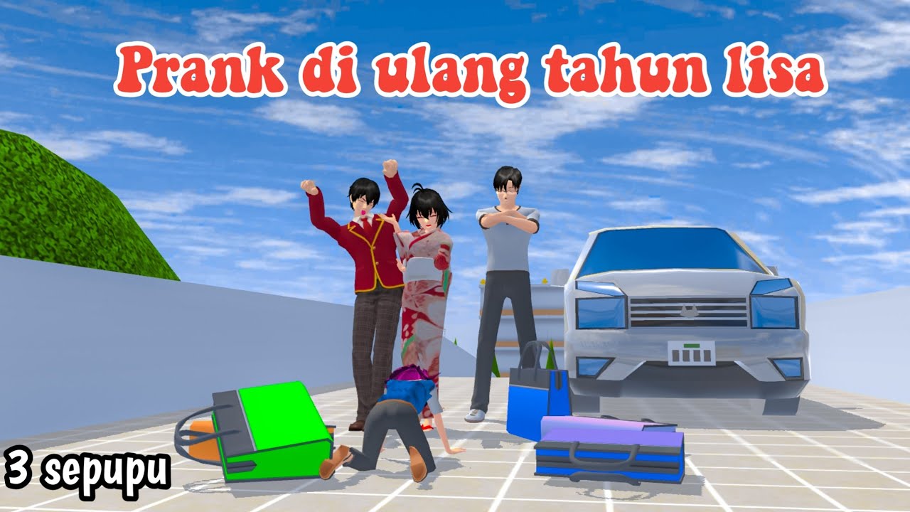 PRANK DI ULANG TAHUN LISA || 3 SEPUPU || DRAMA SAKURA SCHOOL SIMULATOR ||