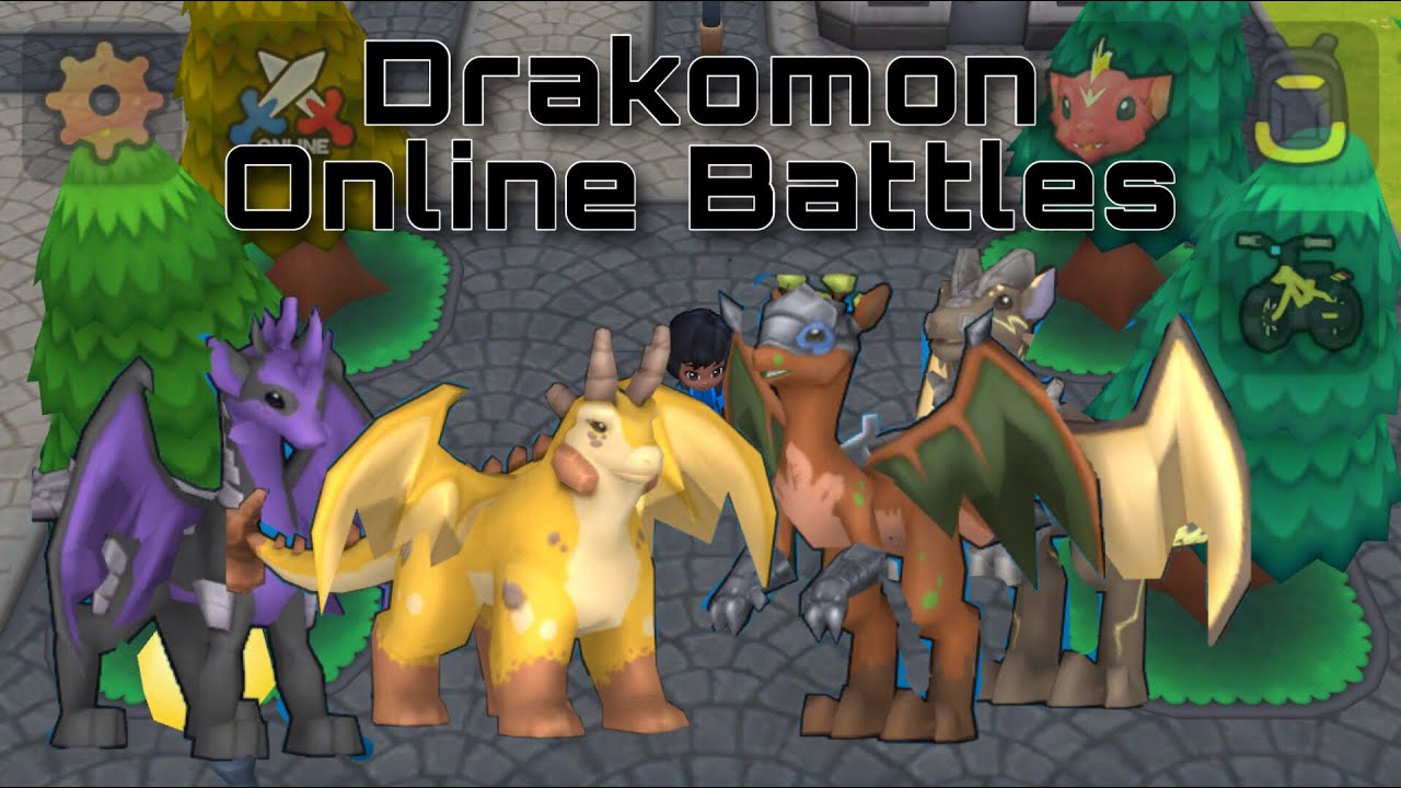 Drakomon online battles #2: Rock types