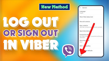 How to Log Out or Sign Out in Viber 2024 | Skill Wave